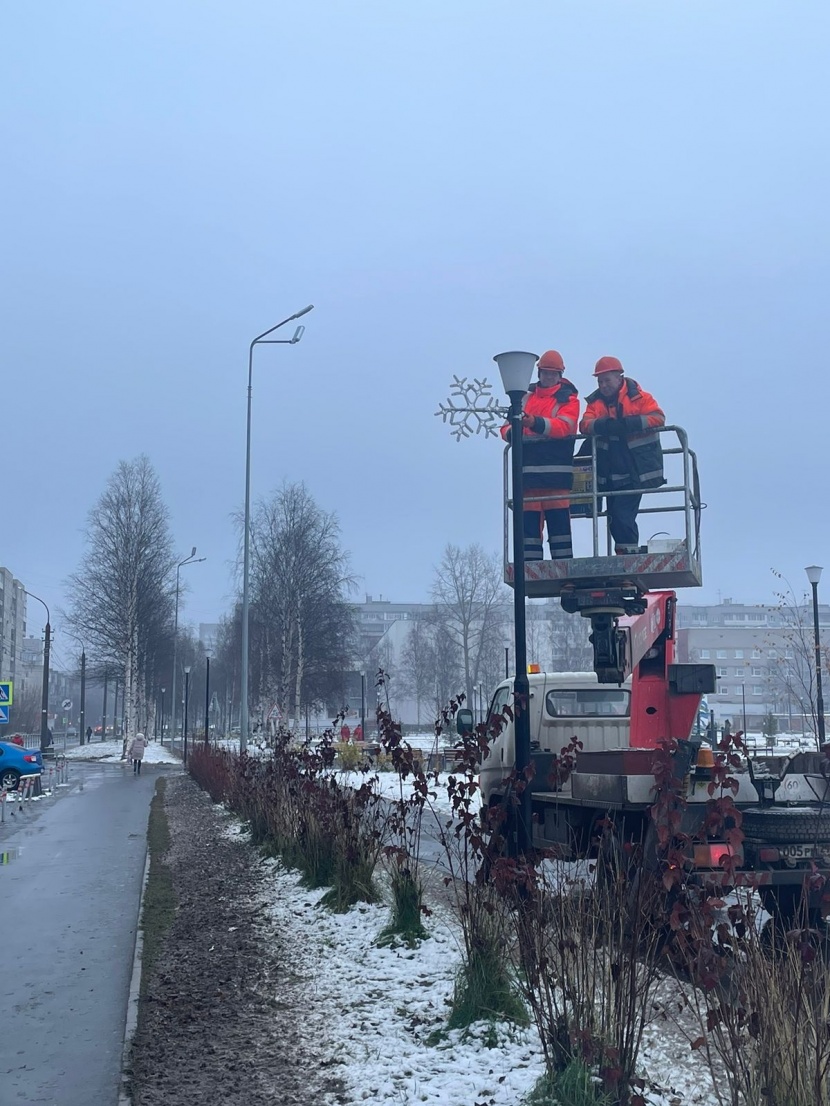 В парке "Зарусье" появится новогодняя иллюминация